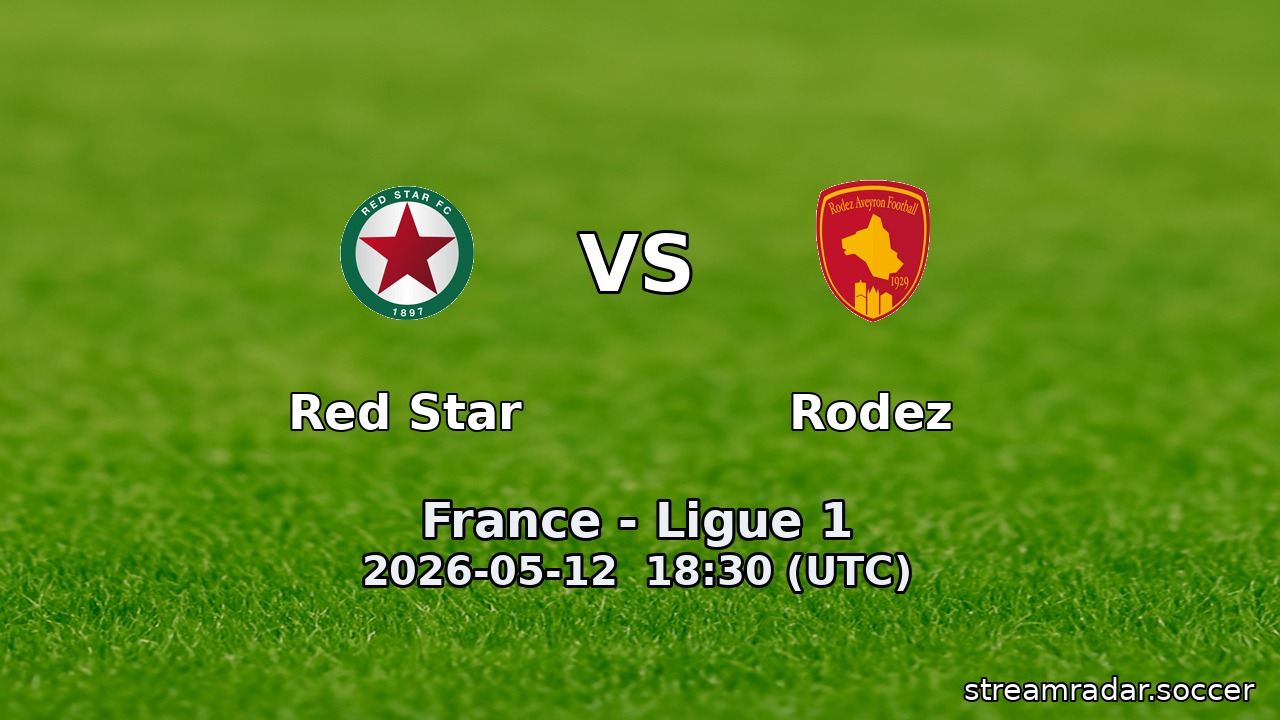 Red Star vs Rodez