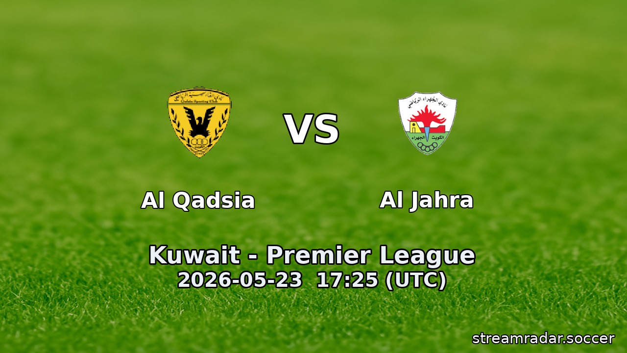 Al Qadsia vs Al Jahra