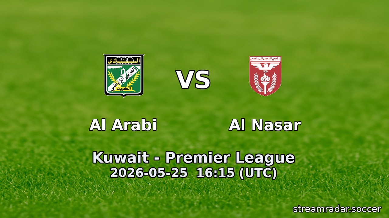 Al Arabi vs Al Nasar