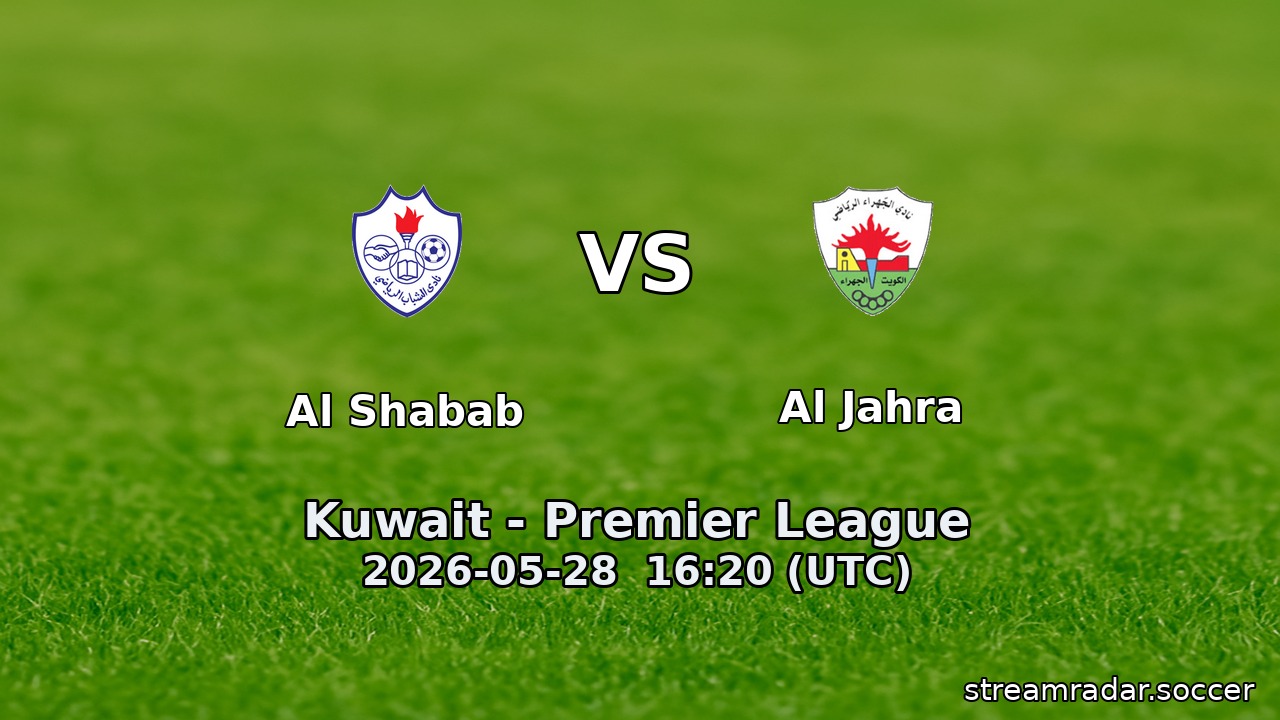 Al Shabab vs Al Jahra