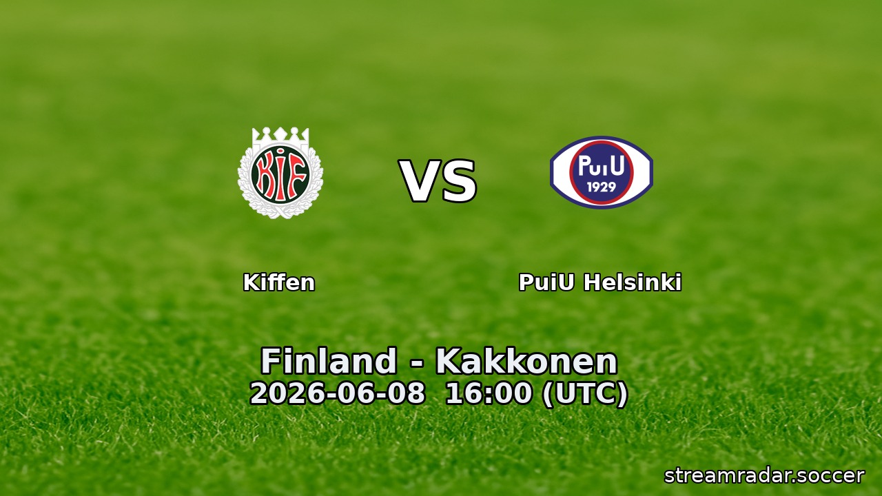 Kiffen vs PuiU Helsinki