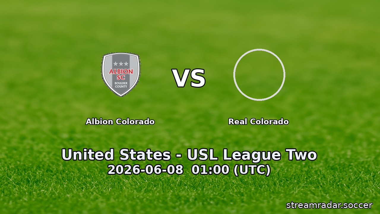 Albion Colorado vs Real Colorado