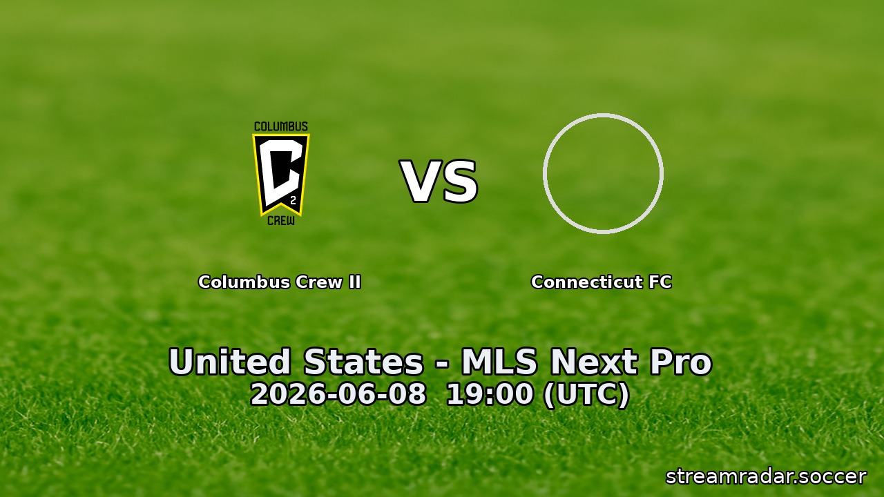 Columbus Crew II vs Connecticut FC