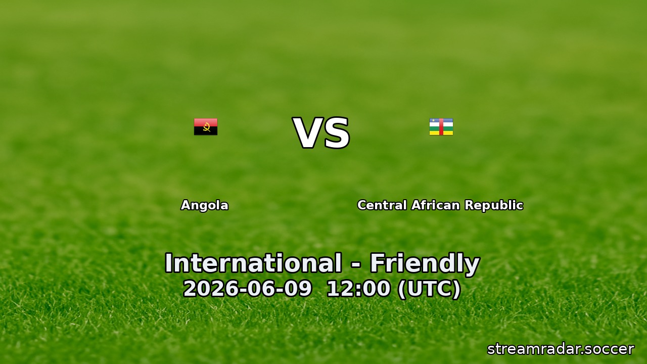 Angola vs Central African Republic