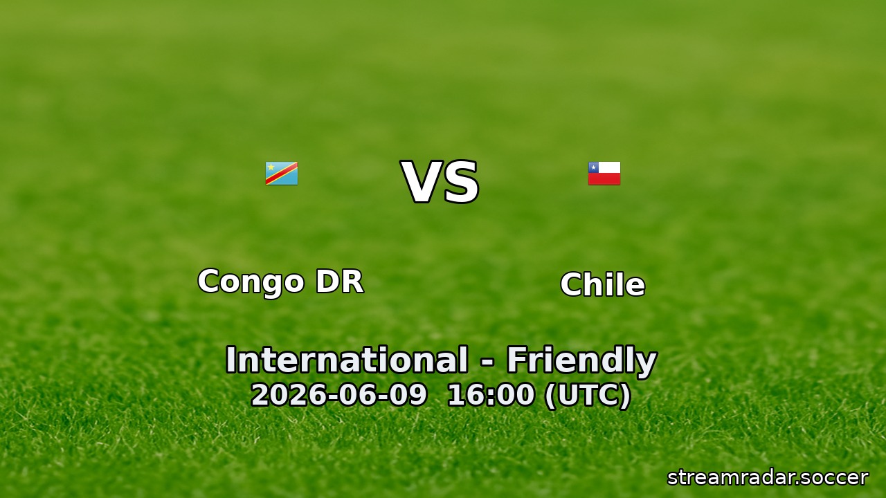 Congo DR vs Chile