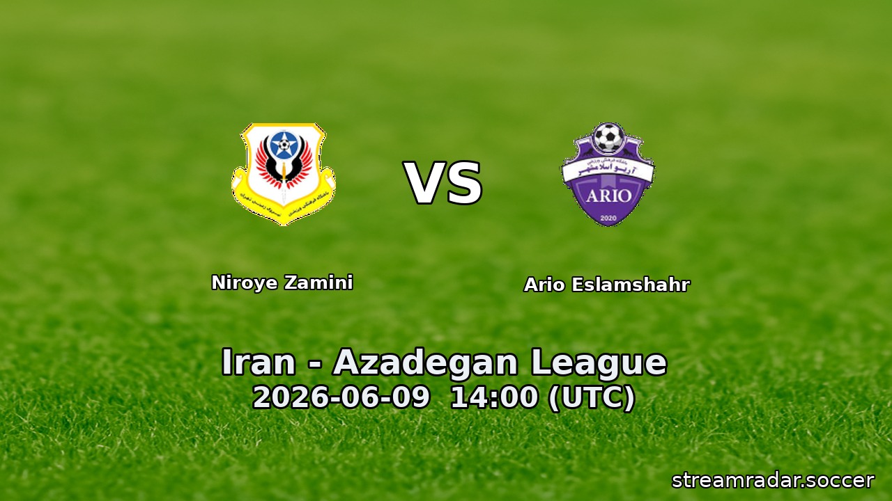 Niroye Zamini vs Ario Eslamshahr