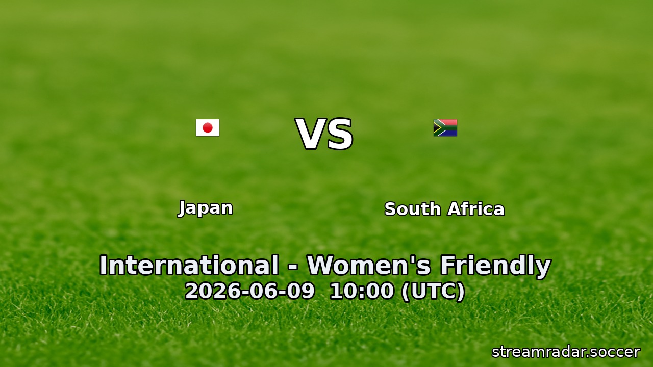 Japan vs South Africa
