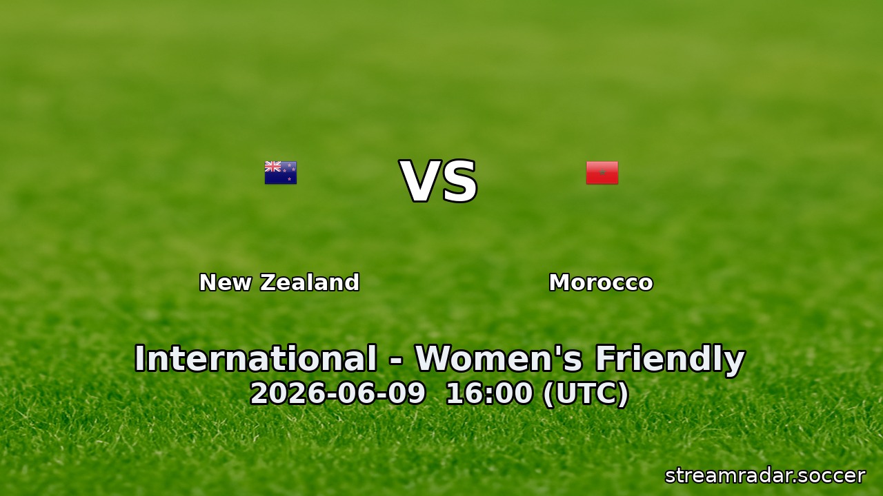 New Zealand vs Morocco