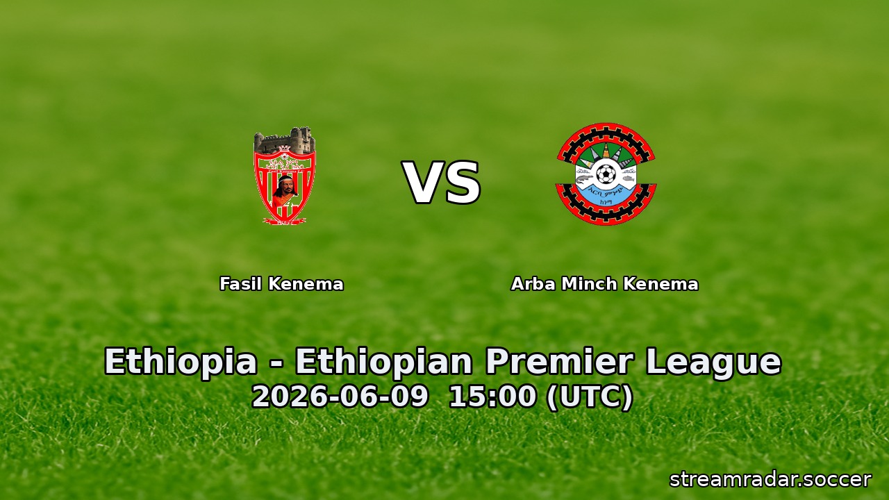 Fasil Kenema vs Arba Minch Kenema