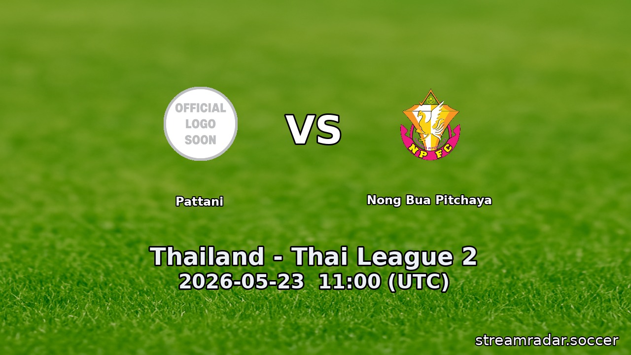 Pattani vs Nong Bua Pitchaya