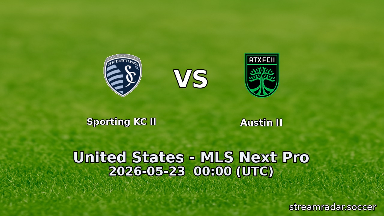 Sporting KC II vs Austin II
