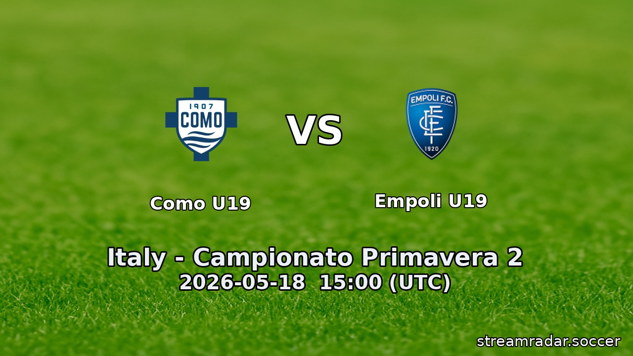 Empoli U19 vs Como U19