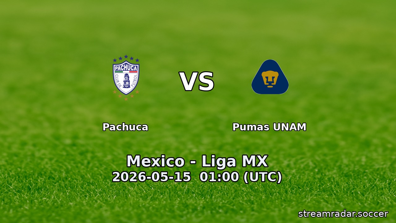 Pachuca vs Pumas UNAM