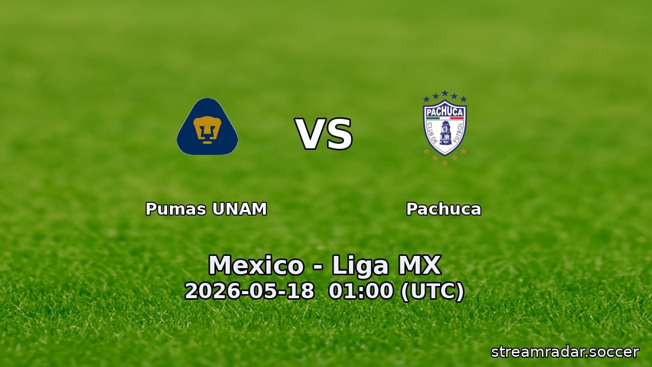 Pumas UNAM vs Pachuca