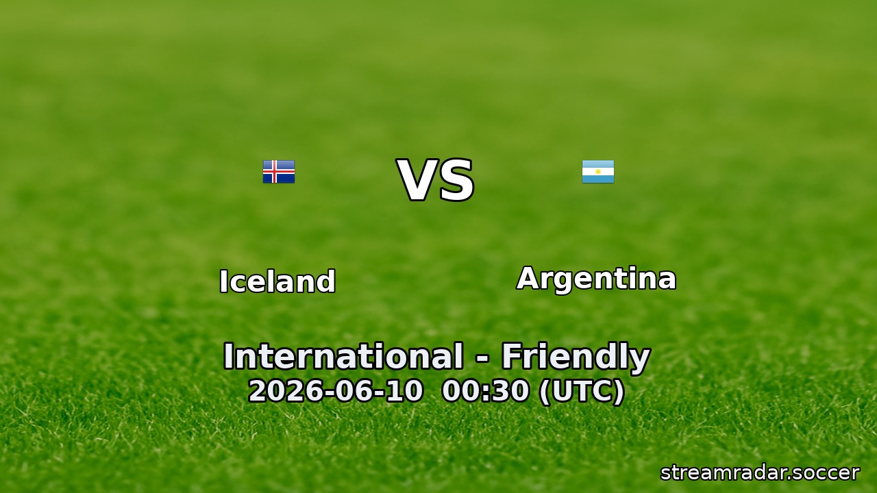 Iceland vs Argentina