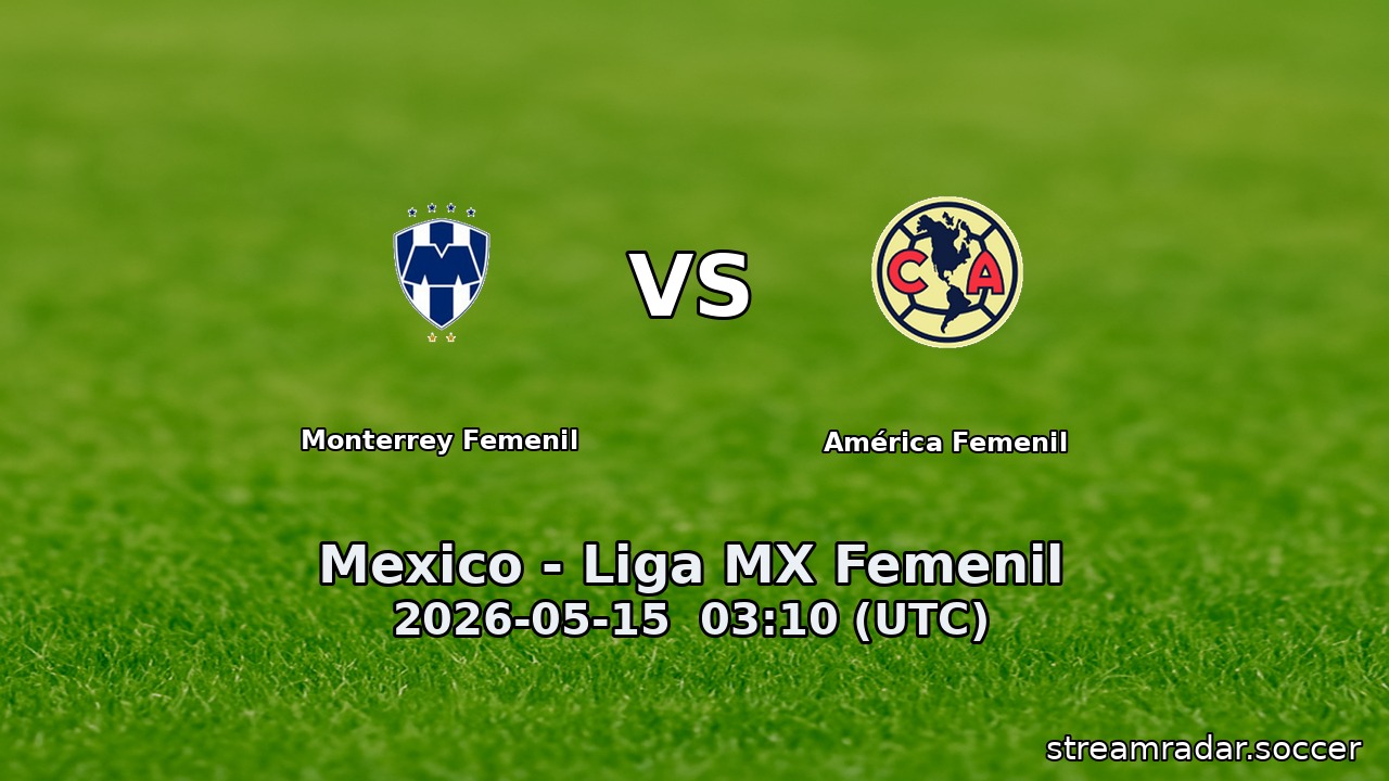 Monterrey Femenil vs América Femenil