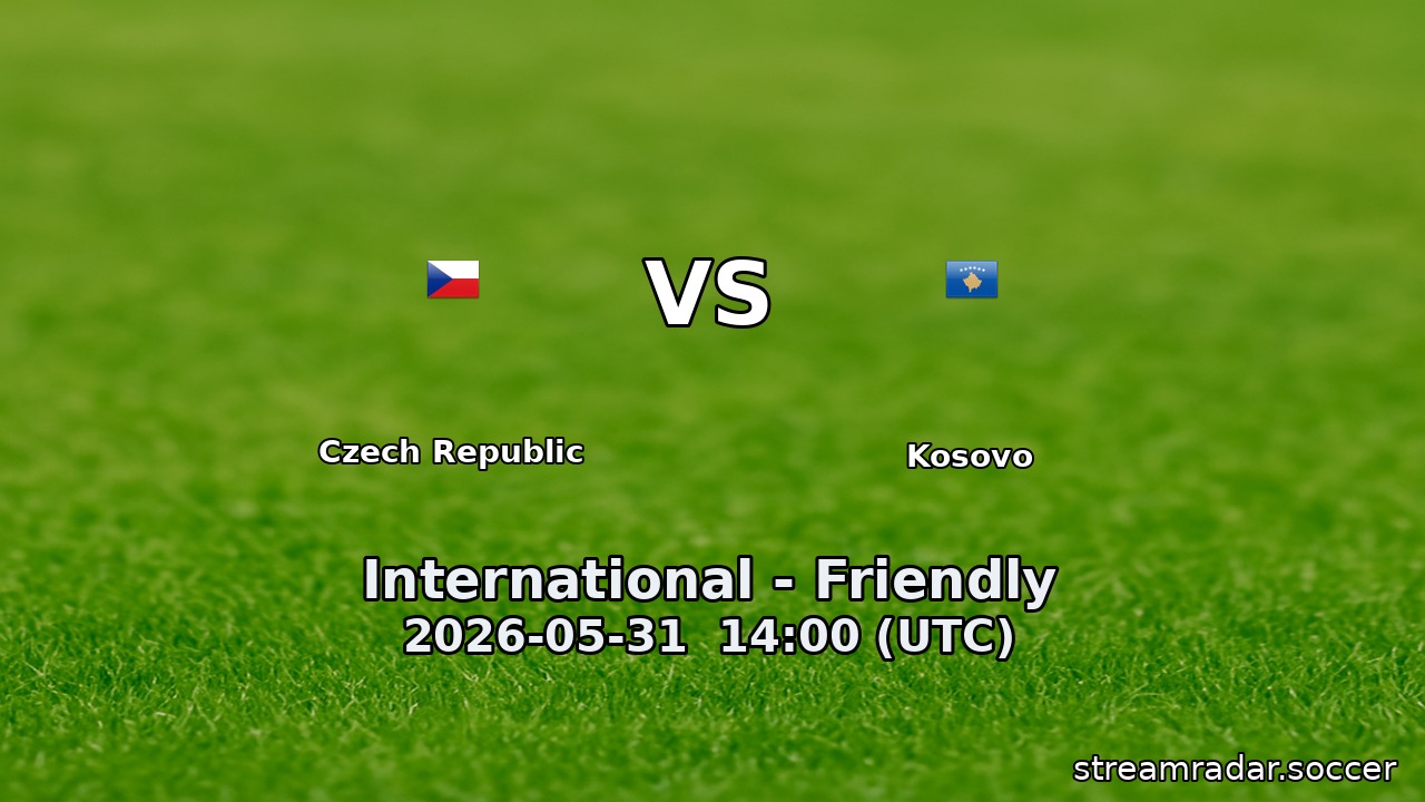 Czech Republic vs Kosovo
