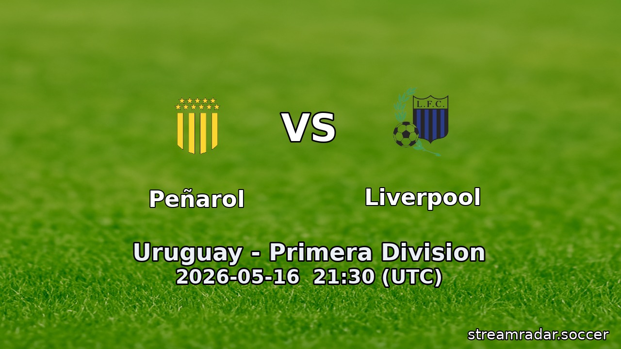 Peñarol vs Liverpool