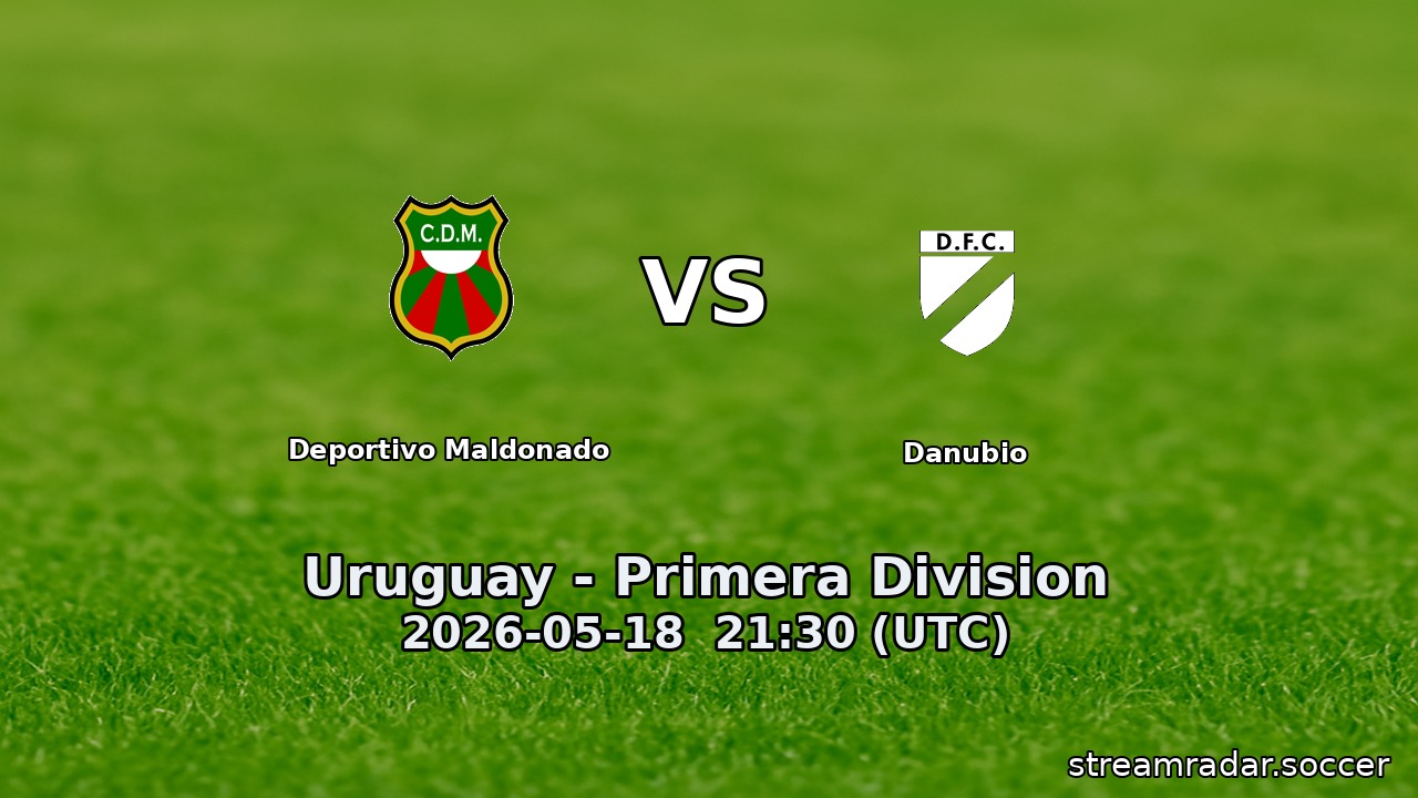 Deportivo Maldonado vs Danubio