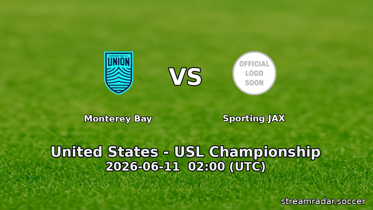 Monterey Bay vs Sporting JAX