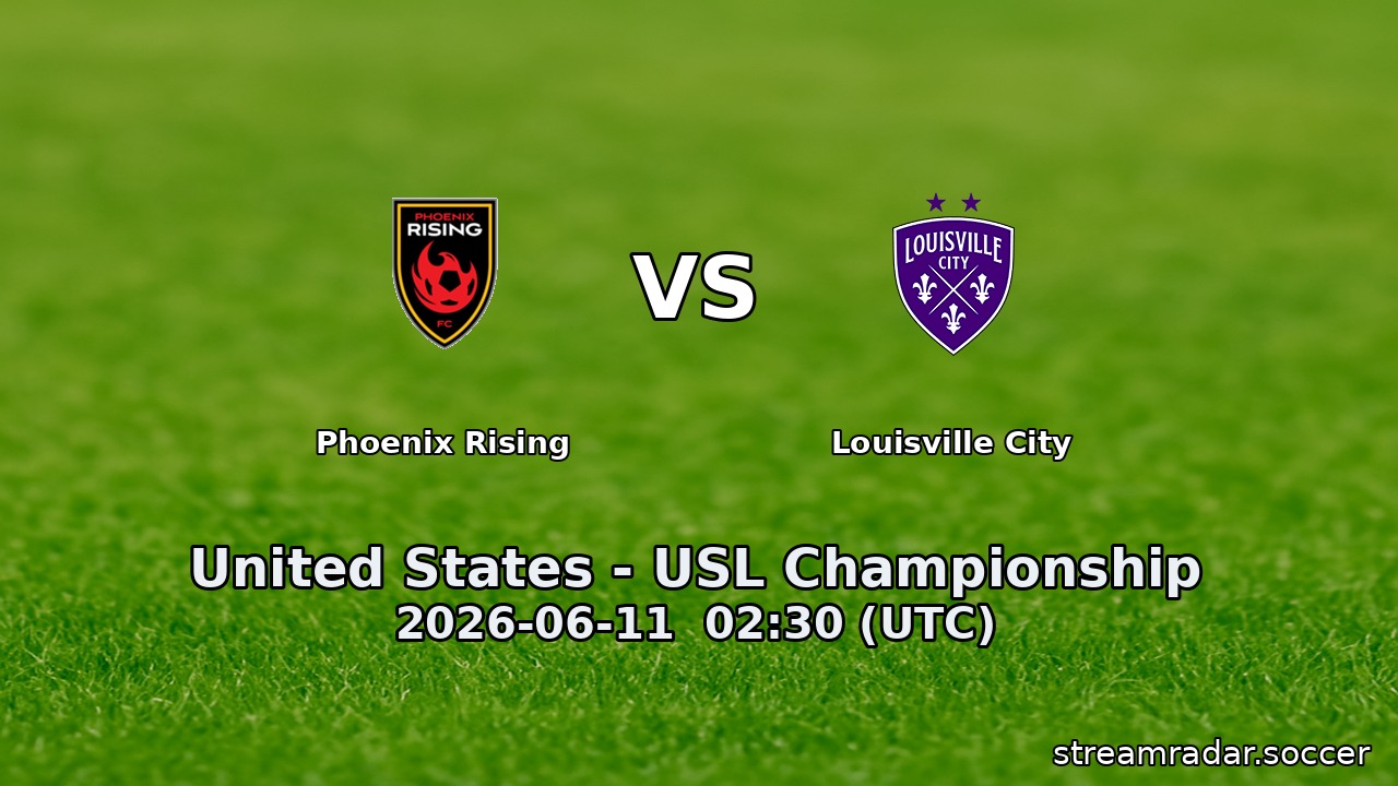 Phoenix Rising vs Louisville City