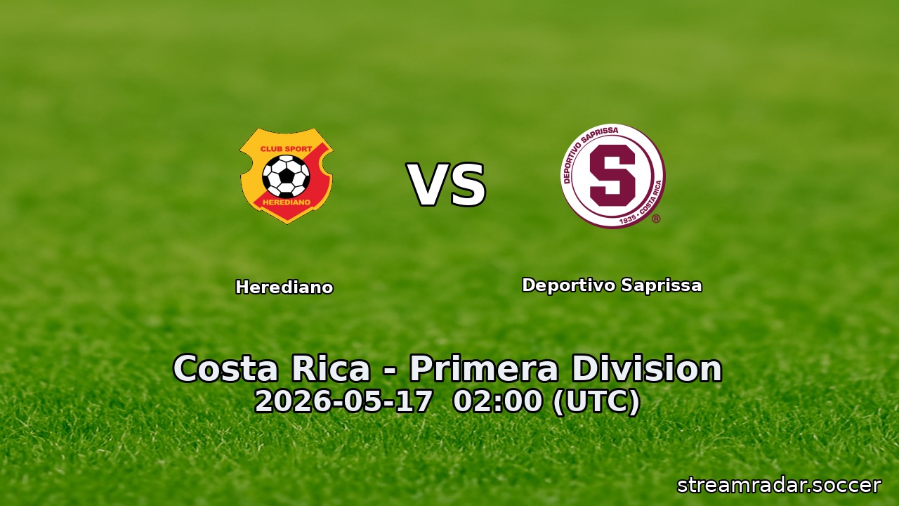 Herediano vs Deportivo Saprissa