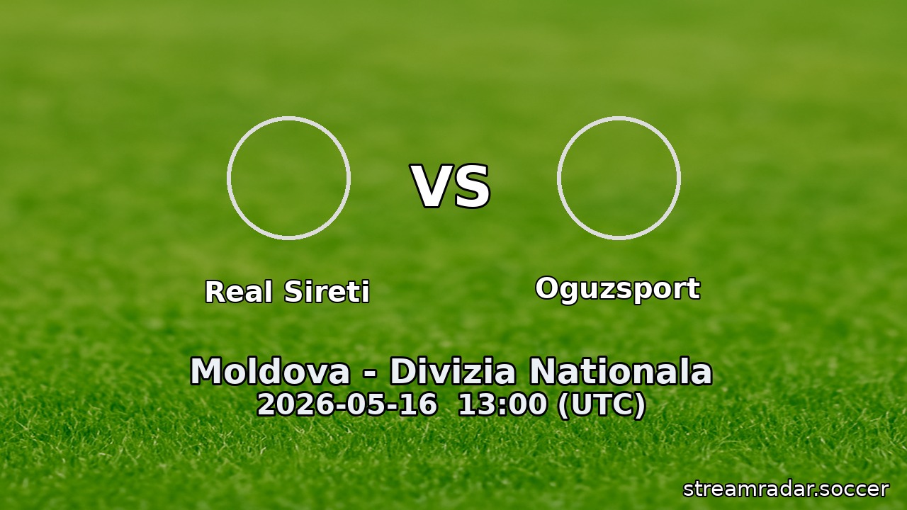 Real Sireti vs Oguzsport