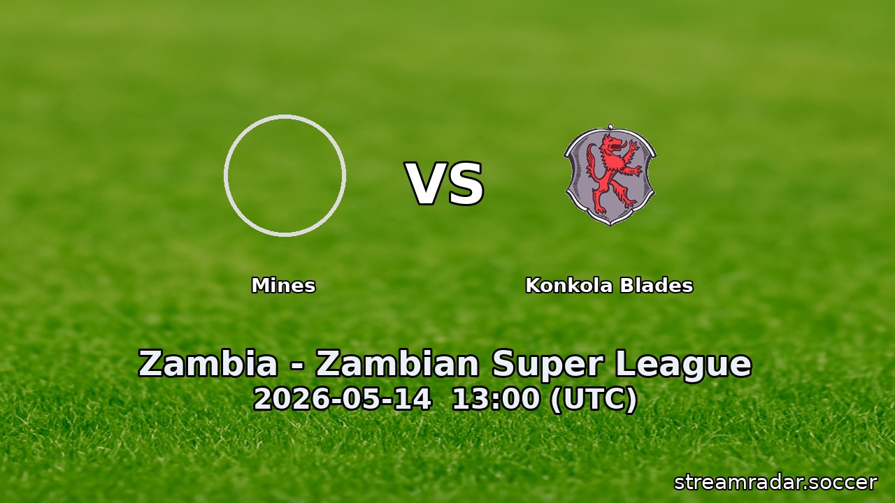 Mines vs Konkola Blades