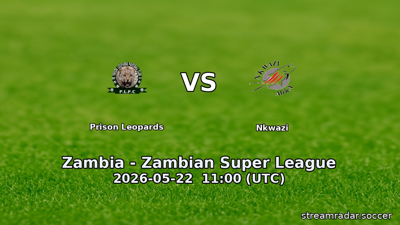 Prison Leopards vs Nkwazi