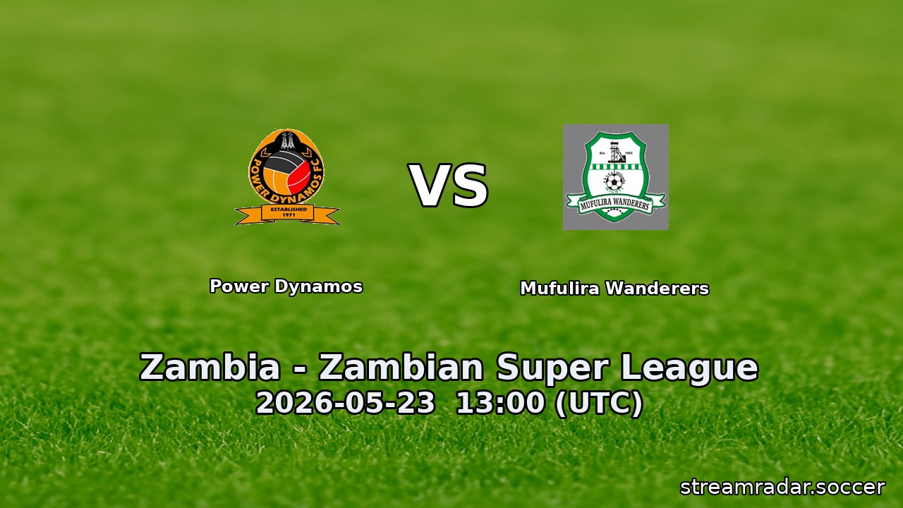 Power Dynamos vs Mufulira Wanderers