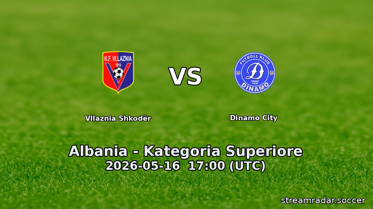 Vllaznia Shkodër vs Dinamo City