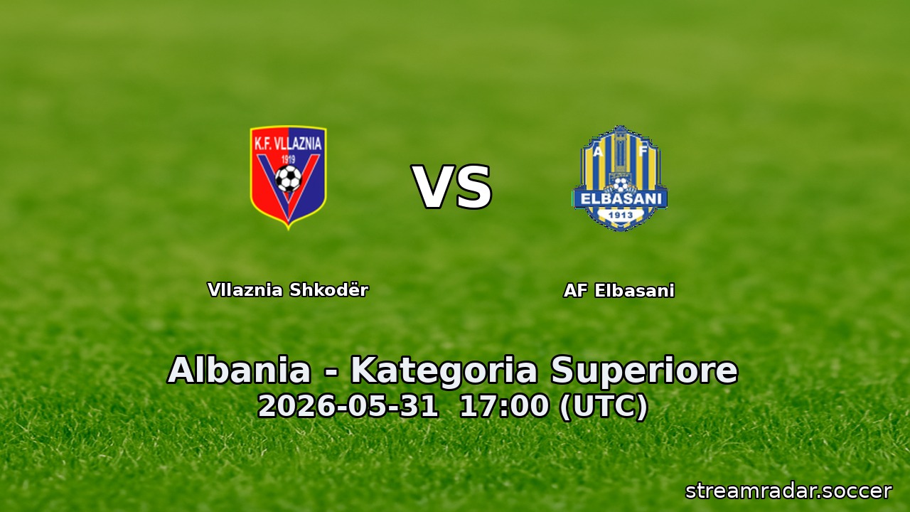 Vllaznia Shkodër vs AF Elbasani