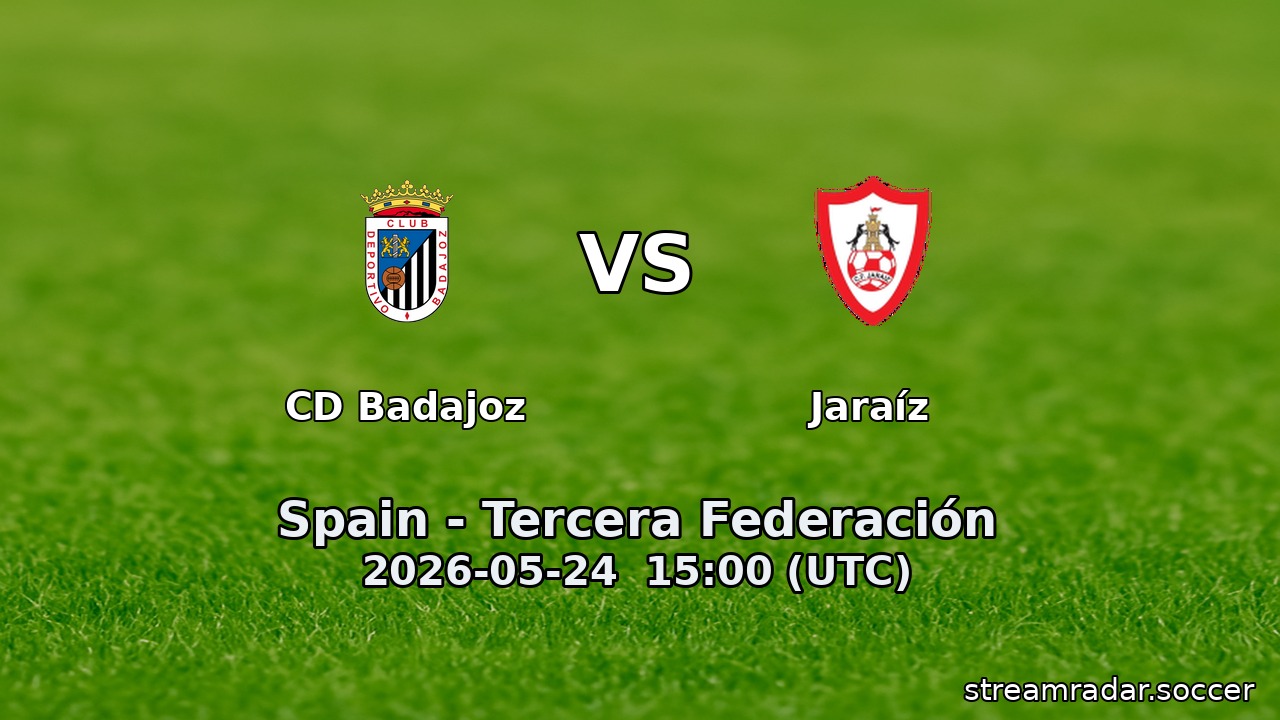 CD Badajoz vs Jaraíz