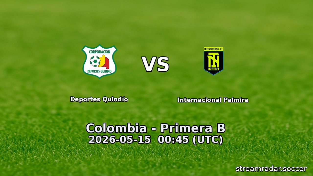 Deportes Quindío vs Internacional Palmira