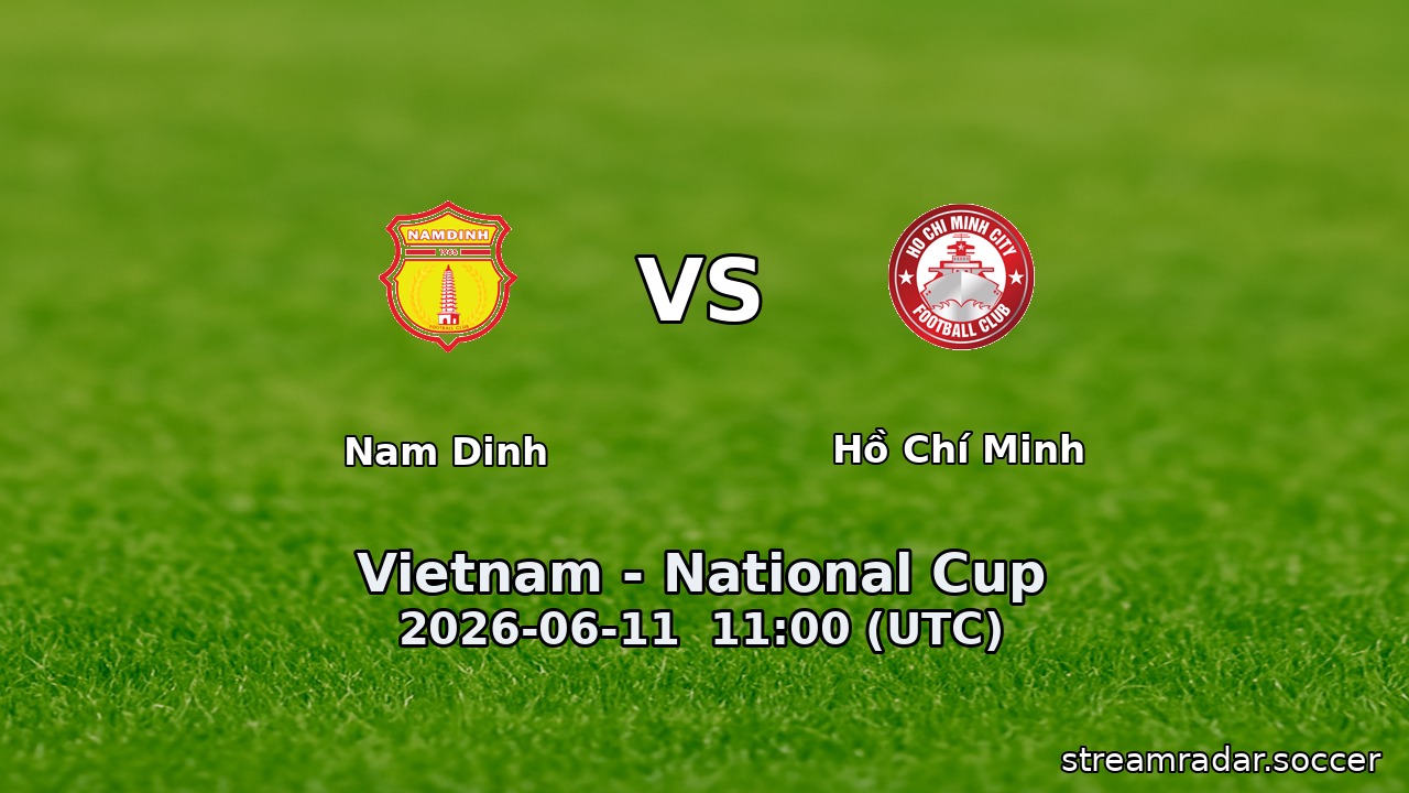 Nam Dinh vs Hồ Chí Minh