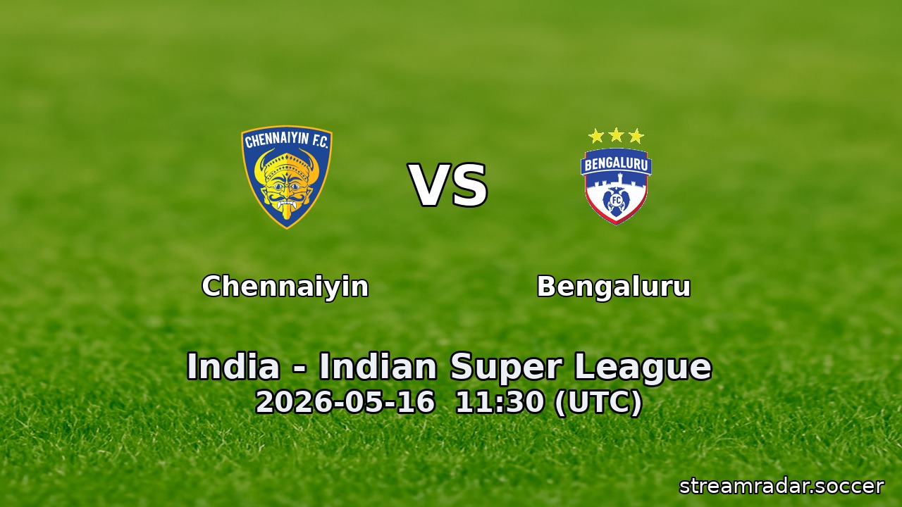 Chennaiyin vs Bengaluru