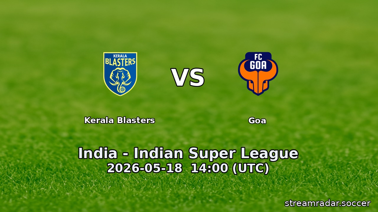 Kerala Blasters vs Goa