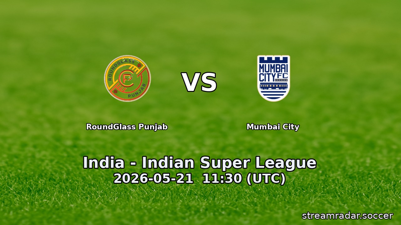 RoundGlass Punjab vs Mumbai City