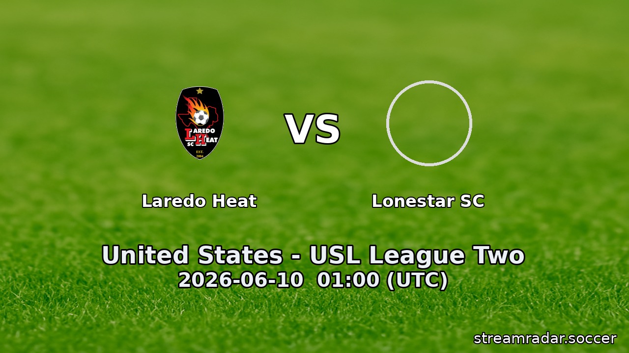Laredo Heat vs Lonestar SC