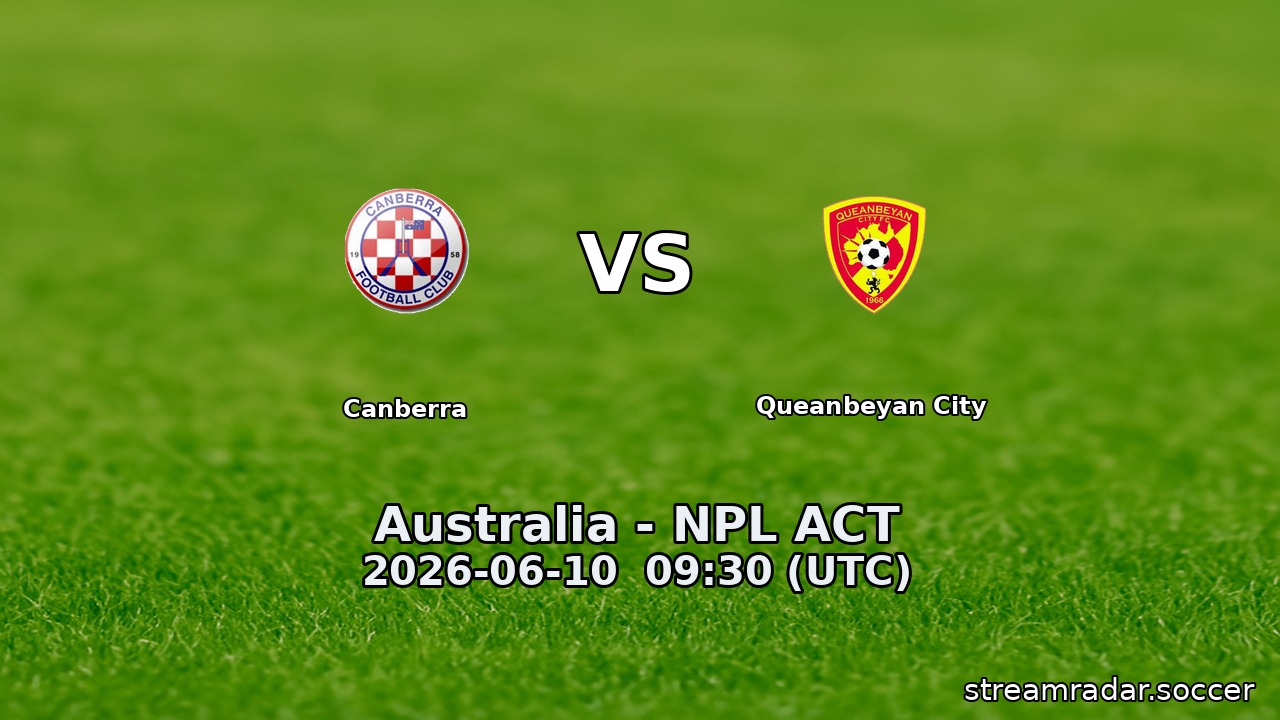 Canberra vs Queanbeyan City
