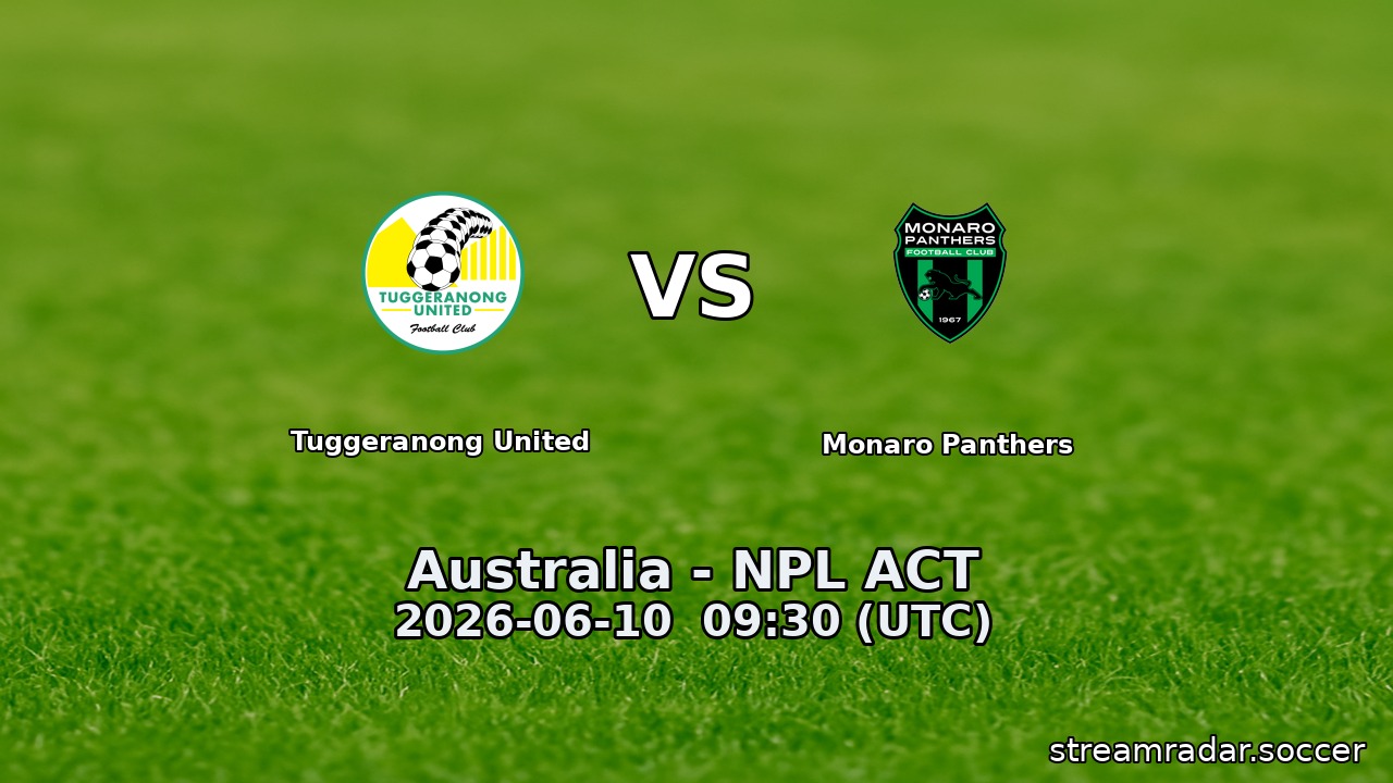 Tuggeranong United vs Monaro Panthers