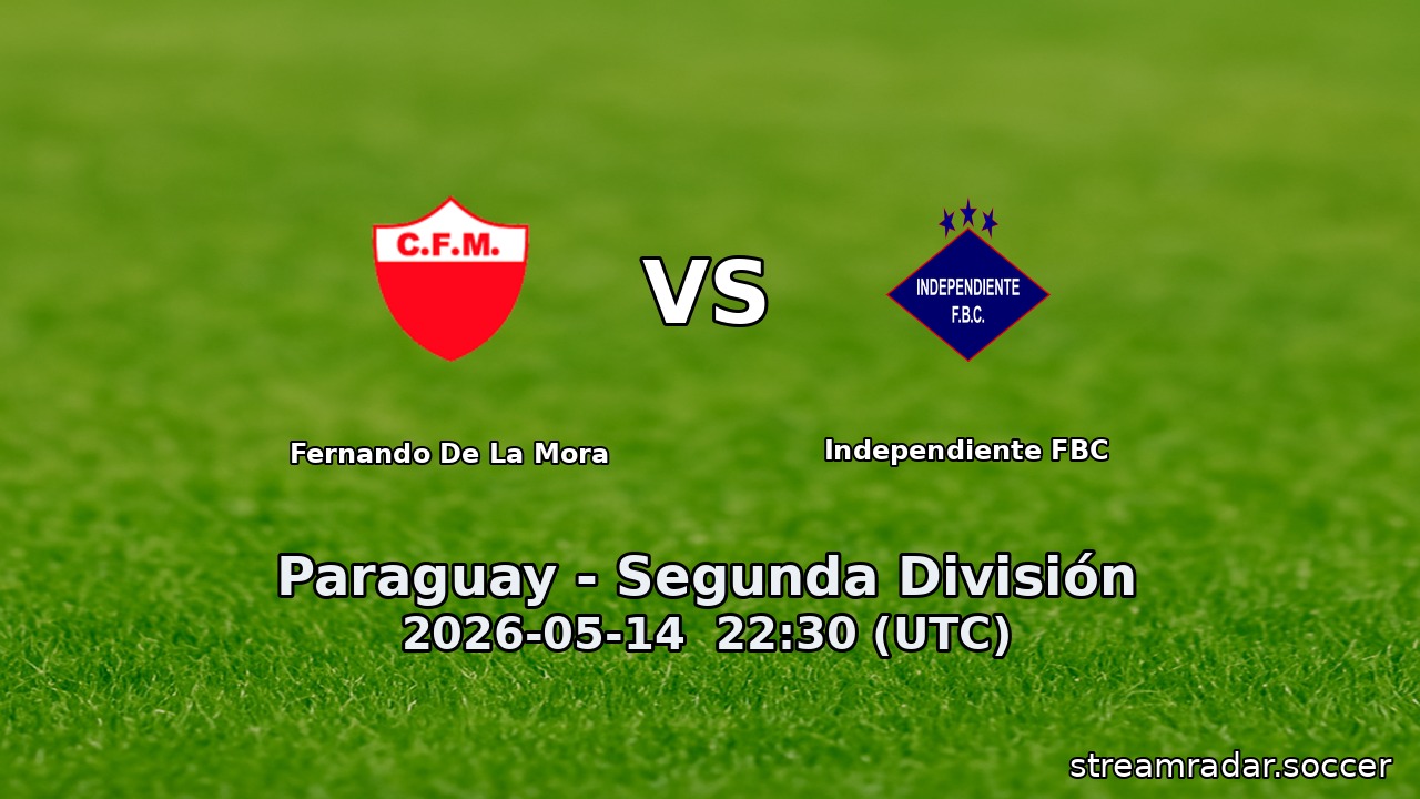 Fernando De La Mora vs Independiente FBC