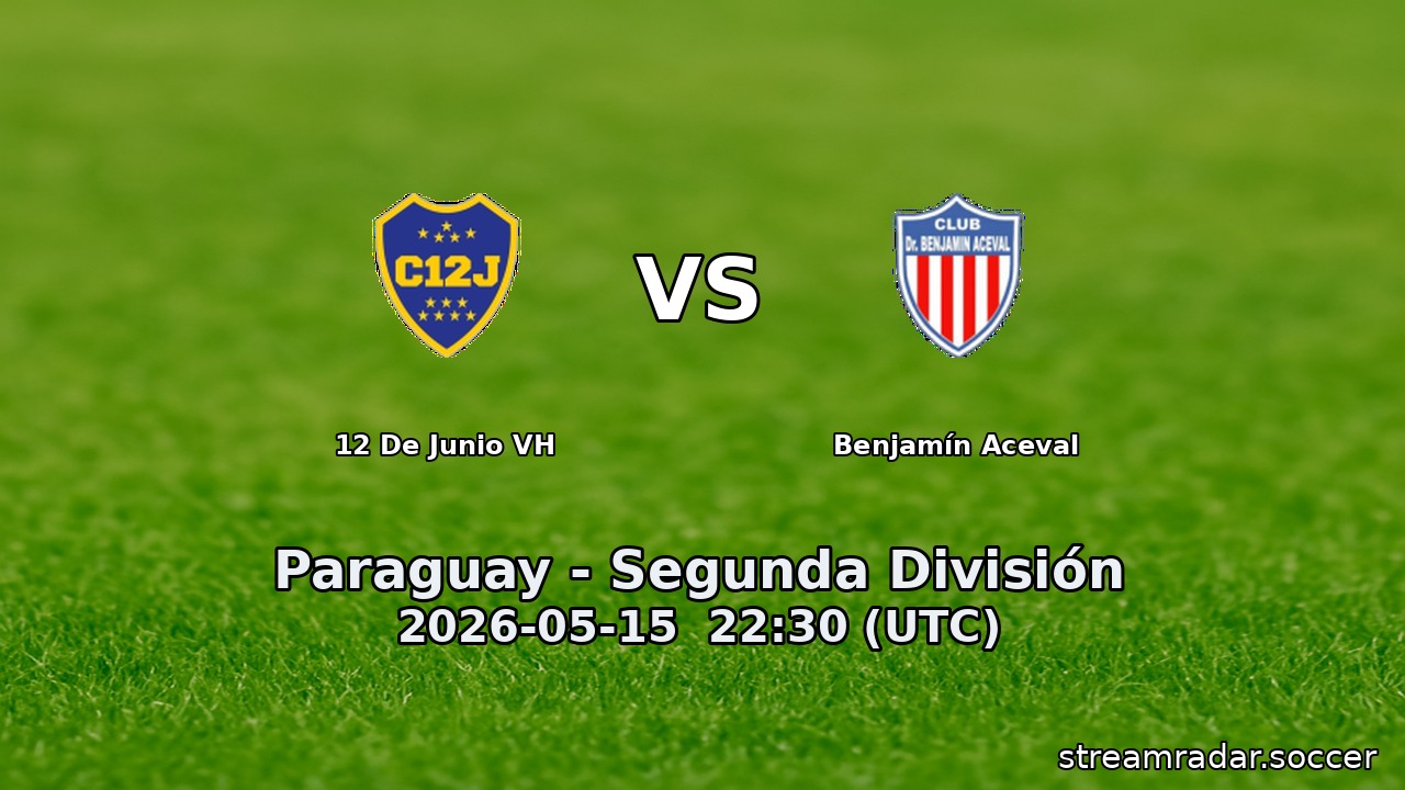 12 De Junio VH vs Benjamín Aceval