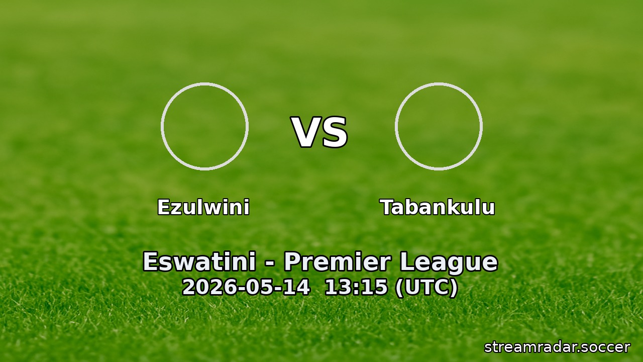 Ezulwini vs Tabankulu