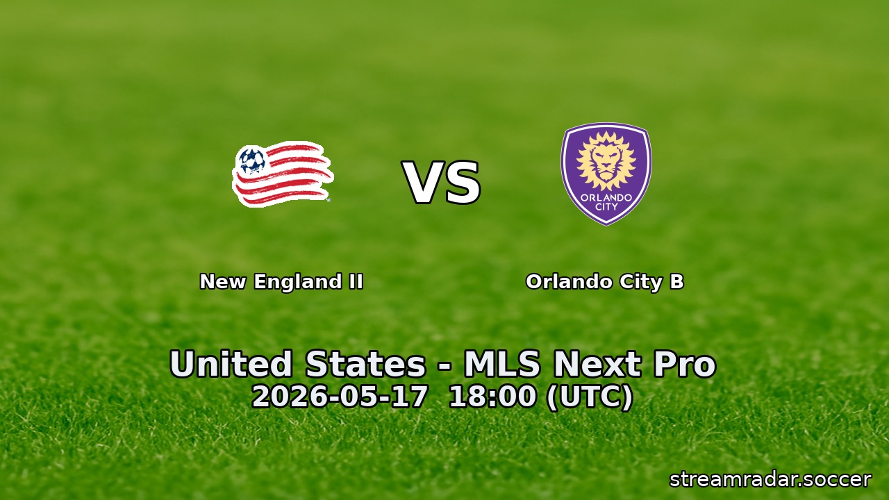 New England II vs Orlando City B