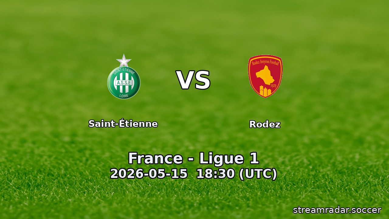 Saint-Étienne vs Rodez