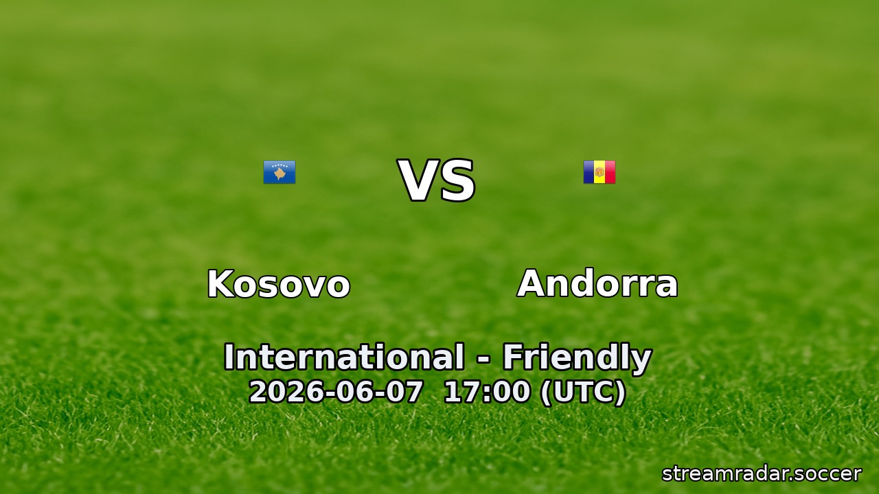 Kosovo vs Andorra