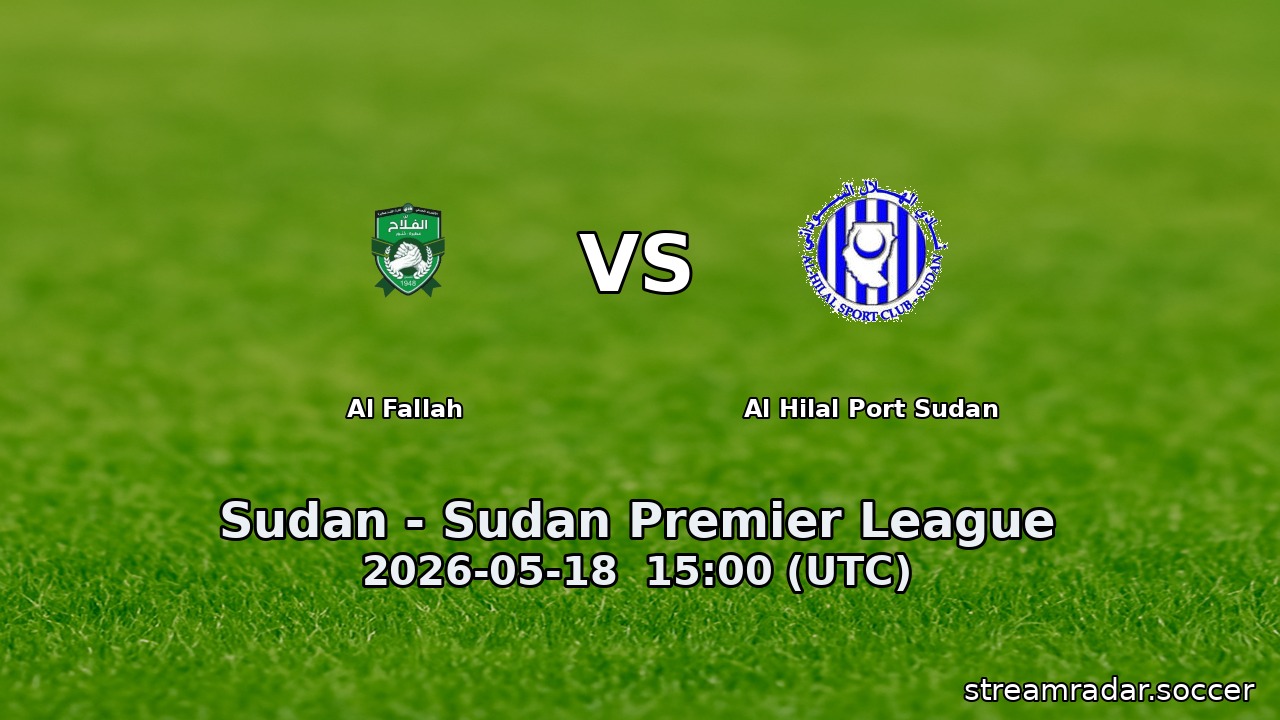 Al Fallah vs Al Hilal Port Sudan