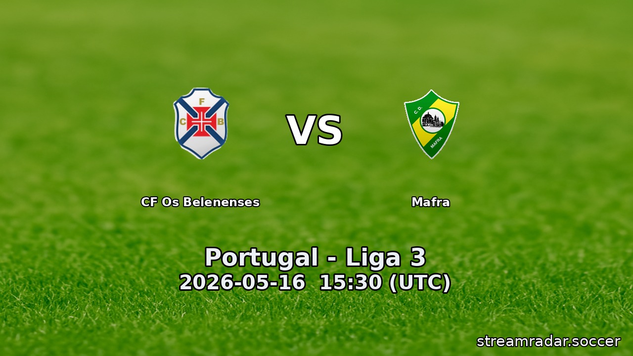 CF Os Belenenses vs Mafra