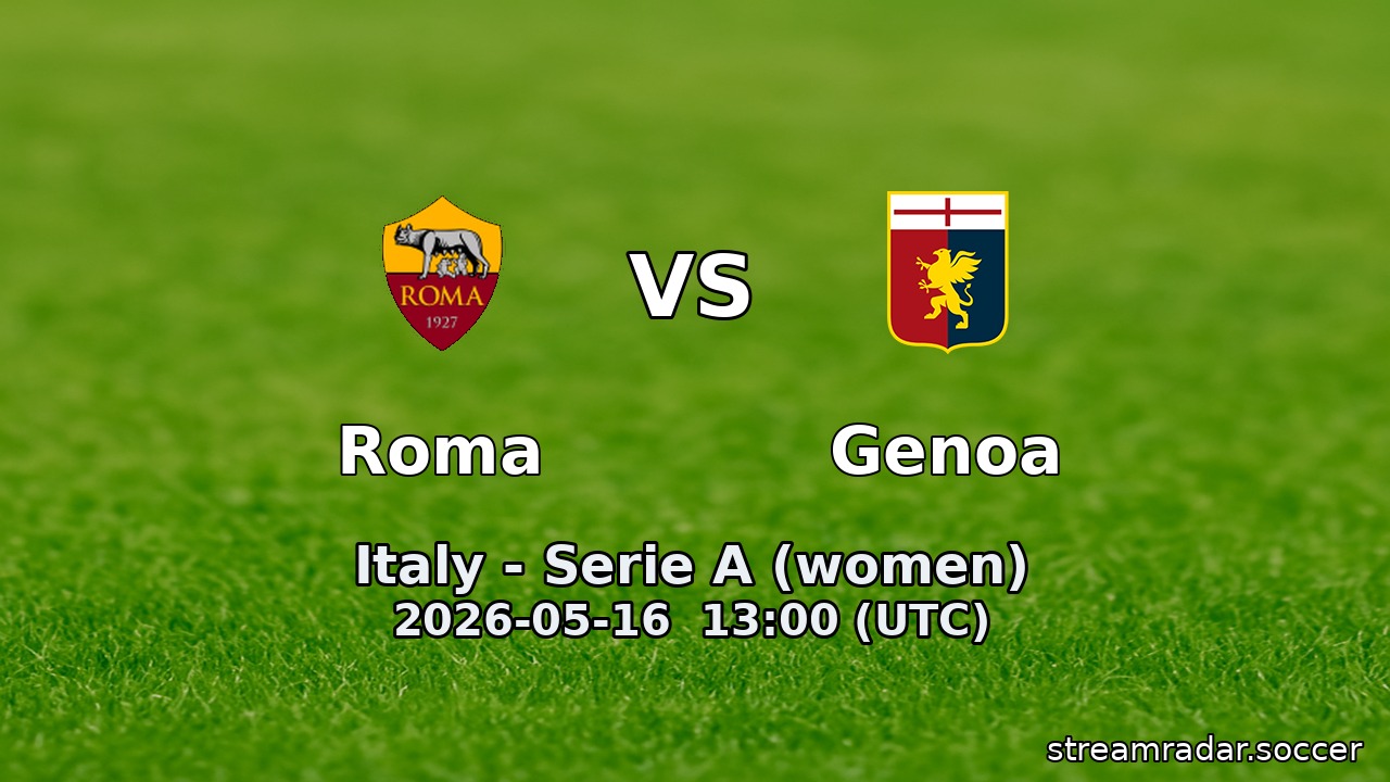 Roma vs Genoa